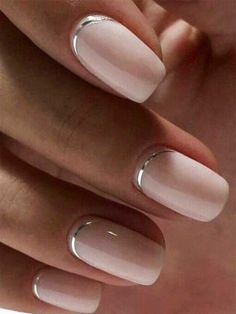 Natural Nail Designs, Dip Nail, Nagellack Trends, Smink Inspiration, Nail Polish Trends, Wedding Nails Design, Simple Nail Art Designs, Nail Art Wedding