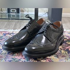 Nwb Charles Tyrwhitt Wingtip Black Leather Paddington Brogue Derby Size Uk 12 Us 12.5 Size Uk 12 Us 12.5 Made In England Nwb Charles Tyrwhitt Wingtip Black Leather Paddington Brogue Derby Size Uk 12 Us 12.5, Made In England. Shoes Comes With Original Box And Shoes Bags. Rubber Soles For Comfort And Durability Buy With Confidence, Satisfaction Guaranteed Office Low-top Dress Shoes With Brogue Detailing, Black Wingtip Derby Shoes, Business Brogue Low-top Dress Shoes, Business Low-top Oxfords With Brogue Detailing, Business Dress Shoes With Brogue Detailing, Black Wingtip Oxfords With Vibram Sole, Classic Brogue Derby With Round Toe, Classic Derby With Brogue Detailing And Round Toe, Classic Leather Shoes With Perforated Toe Box