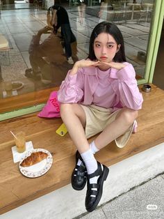 Normcore Fashion, Polo Outfit, Personal Style Inspiration, Fresh Outfits, Vintage Fits, Shirt Outfit, New Outfits, Korean Fashion