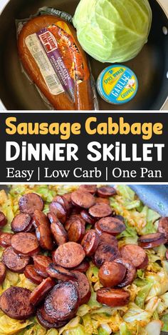 It’s not easy to find last minute, low carb dinner recipes that you can throw together when you’re tired and hungry, especially when you don’t feel like eating a block of cheese. This amazing one pan meal is perfect for weeknight dinners and only requires a few simple and cheap ingredients including andouille sausage and a small head of cabbage. The best quick and easy low carb dinner recipe for busy weeknights!