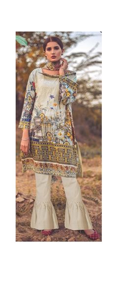 Pakistani Dresses for Women Ready to Wear Salwar Kameez Ladies Suit - 3 Piece (Small Pakistani Dresses For Women, Embroidery Trousers, Kurti Tops, Chikankari Embroidery, Ladies Suit, Cotton Lawn Fabric, India Dress, Tea Green, Cotton Dupatta