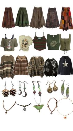 Goblincore Outfits, Estilo Hippy, Cottagecore Outfits, Earthy Outfits, Estilo Hippie, Hippie Style Clothing, Swaggy Outfits, Hippie Outfits, Really Cute Outfits