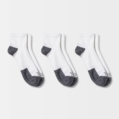 Why we're ALL IN: A must-have staple in your workout wardrobe, these ankle athletic socks are designed to keep your feet cool and comfy? thanks to a moisture-wicking fabric with ventilating mesh. The socks are thoughtfully created with arch support as well as zone cushioning on areas of the feet that need it the most, as well as having smooth toe seams and a reinforced heel and toe. Plus, the neutral color options and ankle cut make for versatile wear for a variety of activities. When families c Casual Moisture-wicking Comfortable Socks, Interval Running, Workout Wardrobe, Comfortable Socks, Thick Socks, All In Motion, Compression Socks, Athletic Performance, Athletic Socks