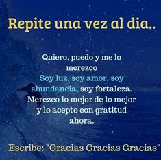 the words are written in spanish and english on a blue background with stars above it