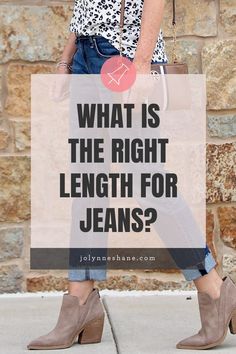 Perfect Length Jeans, Ankle Length Straight Jeans, Straight Leg Jeans Work Outfits, Length Of Jeans Women, Shoes With Full Length Straight Leg Jeans, Best Length For Straight Leg Jeans, What Shoes With Straight Leg Jeans, Which Shoes To Wear With Jeans, Where Should Straight Jeans Hit