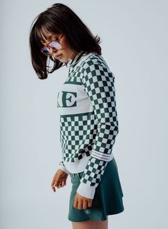 Introducing the "Fore Sweater in Green Checkered" – a fresh twist on the fan-favorite that has taken the golfing world by storm. Now available in a captivating green checkered pattern, this sweater is set to redefine your style on and off the course. Slip into this cozy masterpiece and experience the dream-like comfort that has made it a must-have for golf enthusiasts. Elevate your golf wardrobe with this ace in the hole – the "Fore Sweater in Green Checkered." Because when it comes to fashion o Golf Sweater, Green Checkered, Checkered Pattern, Green Sweater, Made It, Must Haves, Golf, Twist, Things To Come