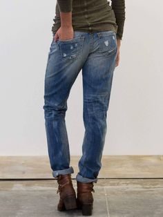 Fit Plain Vacation Denim&jeans, Blue / XL Plain Jeans, Plain Pants, Levi Jeans, Denim Jeans, Shop Now, Free Shipping, Pants, Blue, Trousers