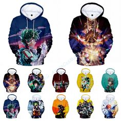 Store category Sign Up Now ! You may also like NEW My Hero Academia One's Justice Izuku Deku Bakugou 3D Print Hoodie Sweatshirt Product Description   NEW My Hero Academia One's Justice Izuku Deku Bakugou 3D Print Hoodie Sweatshirt   100% Brand New   This item includes: Hoodie * 1   1cm=0.394"       Note: This item is made in China and there're differences on the sizes. The Measurements are according to the item. Please allow 1-3 cm difference on measurements due to our manual measuring.   There Anime Inspired Outfits, Demon Slayer Kimetsu No Yaiba, Anime Hoodie, Punch Man, Athletic Outfits, One Punch Man, Anime Inspired, Kimetsu No Yaiba, Anime Dragon Ball