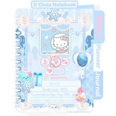 an image of a hello kitty notebook