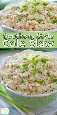 Southern Style Cole Slaw Southern Cole Slaw Recipe, Southern Coleslaw, Pork Barbecue, Beans And Cornbread, Barbecue Pulled Pork, Beans And Corn, Cole Slaw, Salad Pasta