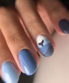 Minimal Nails Art, Manicure Nail Designs, Simple Gel Nails, Summery Nails, Casual Nails, Trendy Nail