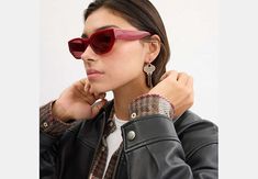 Geometric Cat Eye Sunglasses | COACH OUTLET