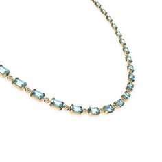 A multigem diamond necklace composed of lab-grown gemstones and diamonds. Available in sea-blue and green options, it epitomizes simplicity and luxury. Evoking the opulent ambiance of a seaside retreat, it radiates brightly against the serene ocean backdrop. ?| Gold Color: 18K Gold Vermeil (Not to be confused with regular gold plating, our vermeil is a thick layer of 18k solid gold on sterling silver meaning it will last longer. You get the look & feel of gold jewelry at a fraction of the price) Luxury Blue Topaz Gemstone Necklace, Luxury Blue Topaz Necklace For Anniversary, Luxury Blue Topaz Necklaces For Anniversary, Elegant Blue Emerald Gemstone Necklace, Elegant Blue Topaz Jewelry With Single Cut Diamonds, Luxury Diamond Necklace With Gemstone Accents, Elegant Blue Topaz Necklaces, Luxury Emerald Necklace With Gemstone Accents, Elegant Blue Topaz Necklace With Diamond Accents