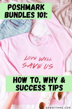 a pink shirt with the words love will save us how to, why and success tips