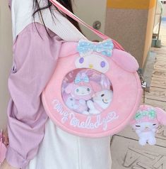 My Melody Bag, Kuromi Plush, Kuromi My Melody, My Melody Kuromi, Pastel Fashion