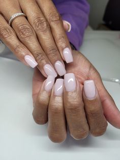 Maternity Manicure, Pale Lavender Nails, Pale Nail Colors, Classy Nail Colors, Fall Nails Dark Skin, Neutral Color Nails, Fall Nails Dark, Neutral Pedicure, Maternity Nails