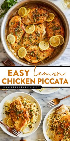 Need a weeknight dinner for family? This chicken breast recipe is a quick 30-minute meal! Cooked in a lemon cream sauce, this quick and easy lemon piccata is delicious and super fancy-looking! Easy Lemon Chicken, Lemon Cream Sauce, Lemon Chicken Piccata, Piccata Recipe, Chicken Piccata Recipe, Weekly Meals, Chicken Piccata, Lemon Sauce, Minced Meat