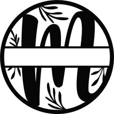 a black and white circle with the word no in it's center, surrounded by leaves