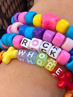 Rave Kandi Bracelets, Kandi Jewelry, Diy Jewlry, Kandi Singles, Rave Bracelets, Bracelet Stuff