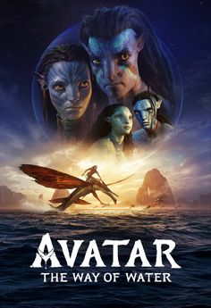 avatar the way of water is shown in this poster for avatar, which features two men and