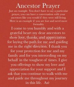 Ancestor Prayer, Invocation Prayer, Ancestors Quotes, Ancestor Altar, Witchy Spells, Kemetic Spirituality, Hoodoo Spells, Spiritual Awakening Signs, African Spirituality