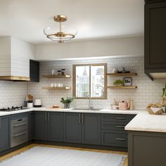 the kitchen is clean and ready for us to use in its new owner's home