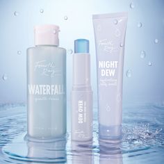 You can dew it.The ultimate hydrating trio.Dew Over Hydrating Serum Stick - Quench dry, thirsty skin with our Hyaluronic Acid serum stick that delivers instant hydration for healthy-looking skin.Waterfall Hydrating Hyaluronic Tonic - Gentle and hydrating, Waterfall is a multitasking formula that helps sweep away impurities and preps skin for the rest of your routine.Night Dew Hydrating Overnight Jelly Face Mask - This overnight jelly mask revives dry, dull skin with moisture-loving ingredients f Jelly Face Mask, Serum Stick, Fourth Ray Beauty, Kids Skin Care, Jelly Mask, Skin Prep, Hyaluronic Acid Serum, Hydrating Serum, Toner For Face