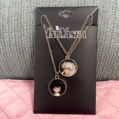 Inuyasha And Kagome Matching Friendship Necklaces. Inuyasha And Kagome, Hot Topic Jewelry, Friendship Necklaces, Inuyasha, Hot Topic, Womens Jewelry Necklace, Silver Gold, Jewelry Necklaces, Women Jewelry