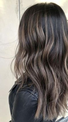 Ash Brunette Hair Color, Brunette Hair With Highlights, Dark Hair With Highlights, Brunette Balayage Hair, Brown Highlights