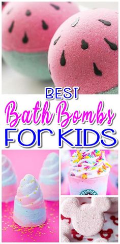 BEST bath bombs! Easy and simple bath bomb recipes. Fun Diy Craft Projects, Easy Homemade Recipes