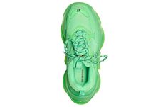 (WMNS) Balenciaga Triple S Clear Sole Trainer 'Neon Green' 544351W2CF13801 Balenciaga Triple S Clear Sole, Balenciaga Triple S, Neon Green, Balenciaga, Neon, Green