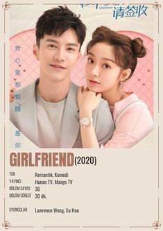 a poster for the upcoming korean drama series girlfriend