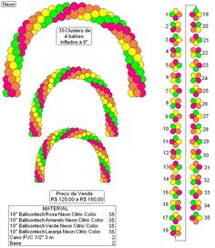 an image of a rainbow chart with numbers and colors for each color, which is the same