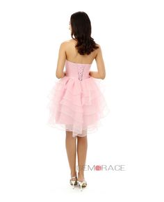 Shop affordable a-line sweetheart knee-length prom dress with beading and ruffle online. Free Shipping and Custom-made. Pro since 2009. Knee Length Prom Dress, Prom Dress, Tulle Skirt, Knee Length, Beading, Ballet Skirt, Custom Made, Prom Dresses, Prom