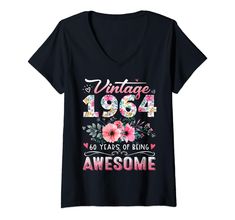 an awesome vintage birthday shirt for women