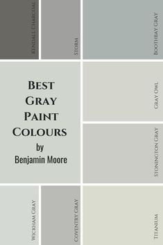 the best gray paint colors by benjamin moore