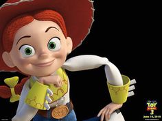 the toy story 3 character is wearing a cowboy hat and holding a gold coin in his right hand