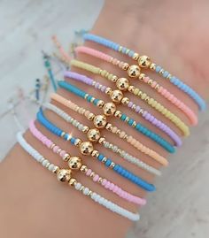 New Trend Jewelry 2023, Dainty Beaded Bracelets, Making Bracelets With Beads, Handmade Fashion Jewelry