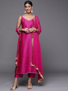 Designer Bollywood Silk Kurti With Trouser Pants And Dupatta For Women, Silk Kurti Set For Women, Party Wear Kurta Set, Indian Dress VitansEthnics Wedding Kurta Set For Women, Straight Suit Neck Designs, Bandhani Straight Kurti Designs, Sleeveless Straight Kurti Designs, Straight Suits With Pants Indian, Straight Long Kurti Designs Party Wear, Straight Fit Kurti Designs, V Neck Salwar Designs, Straight Kurti Designs Party Wear