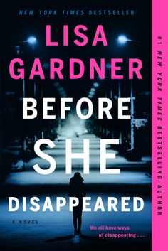 a book cover with the title before she disappeared