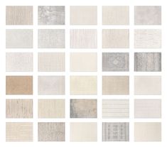 many different shades of gray and white squares on a white background, each with an abstract design