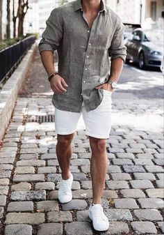 Mens Vacation Outfits, Vacation Outfits Men, Herren Style, Mens Summer Outfits, Mens Casual Outfits Summer, Stylish Men Casual, Mens Casual Dress Outfits, Mens Fashion Casual Outfits, Stylish Mens Outfits