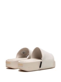 Adidas Flatform Leather Slides - Farfetch Leather Slides, Open Toe, Slides, Slip On, Adidas, Leather, Closet