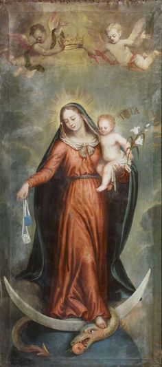 the virgin mary and child jesus