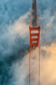 an aerial view of the golden gate bridge