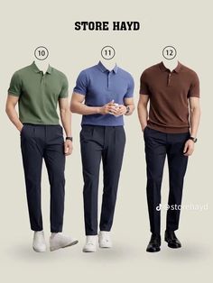 Outfit Trabajo, Outfits Quotes, Guys Fashion Casual, Mens Smart Casual Outfits, Polo Shirt Outfits, Mens Business Casual Outfits, Herren Style, Minimalist Fashion Men, Classy Outfits Men