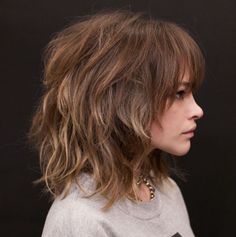 Medium Messy Shag with Arched Bangs Ideas Haircut, Grunge Hair, Haircut Ideas