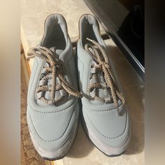 Worn Once. Does Not Come W Box Or Dust Bag. Hermes Shoes, Womens Shoes Sneakers, Blue Brown, House Colors, Dust Bag, Shoes Sneakers, Women Shoes, Sneakers, Blue