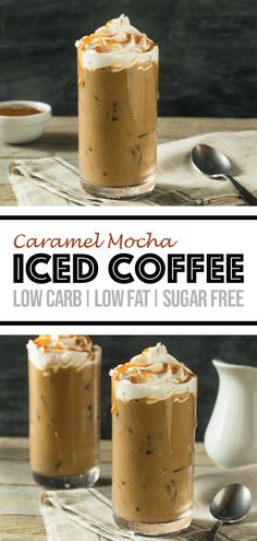 A sweet, coffee treat packed with flavor, made with new SweetLeaf® 50ml Liquid Stevia Sweet Drops™. Sugar Free Caramel Sauce, Mocha Iced Coffee, Sugar Free Caramel, Sugar Free Whipped Cream, Stevia Recipes, Healthy Dieting, Drinks Starbucks, Aesthetic Drinks, Mocha Recipe