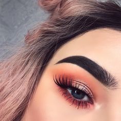 pinterest: @ nandeezy † Anna Selezneva, Natural Eye Makeup Tutorial, Beginners Eye Makeup, Red Photography, Make Up Inspiration, Eye Makeup Steps, Makijaż Smokey Eye